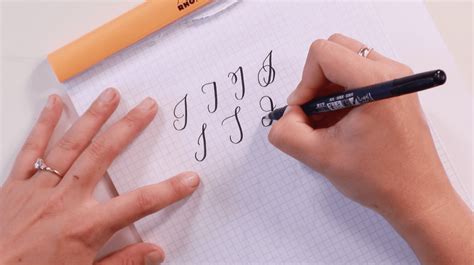15 Ways To Write Letter J in Brush Calligraphy - The Happy Ever Crafter Inc.