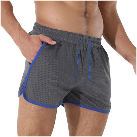 cllios Mens Mesh Running Shorts 3 Inch Quick Dry Gym Athletic Workout ...