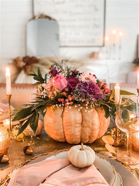 Fall Wedding Centerpieces With Pumpkins