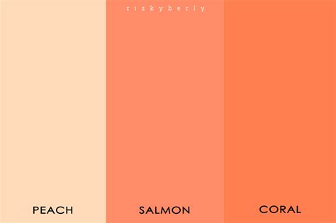 Coral Color Vs Peach at Jung Coleman blog