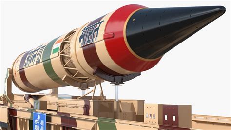 Indias Ballistic Missile Defence System Agni III 3D Model - TurboSquid ...