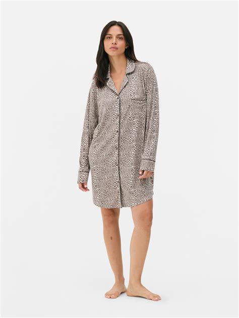 Womens Tan Relaxed Printed Nightshirt | Primark