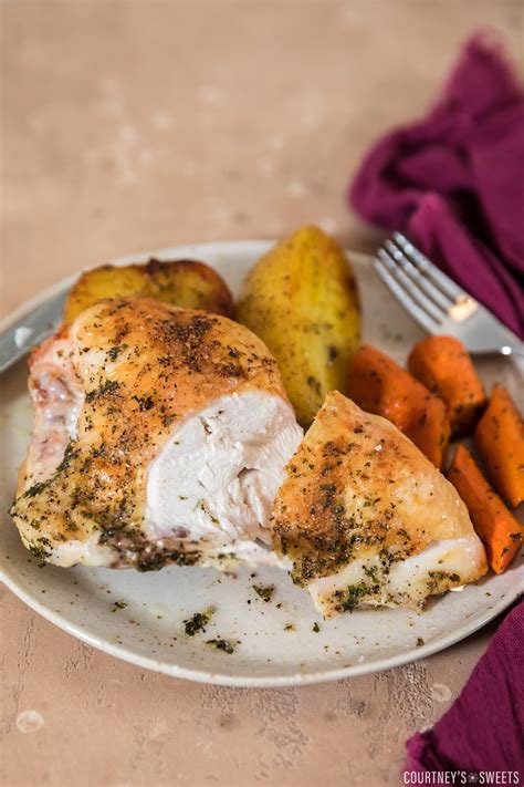 Roasted Split Chicken Breast - Courtney's Sweets