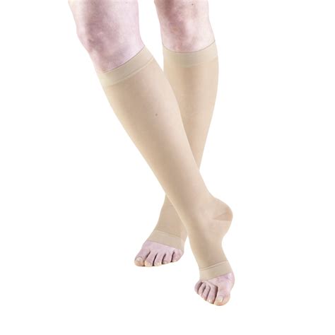 Lites Sheer Support Hosiery - Knee High & Open Toe, 15-20mmHg - J&B At Home