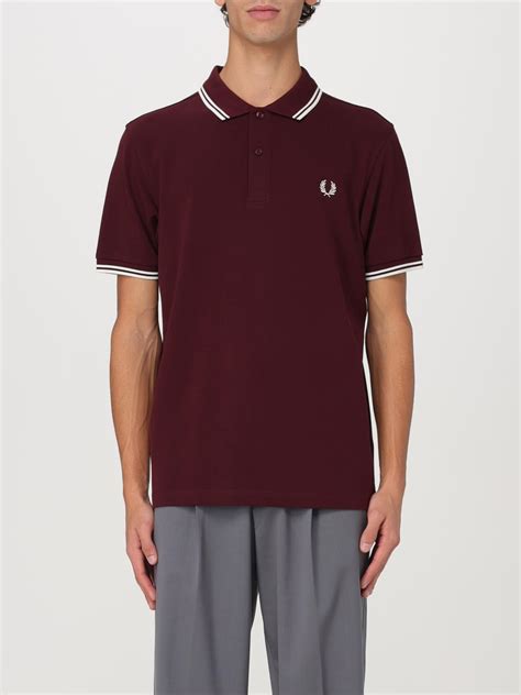 COMME DES GARCONS: T-shirt men - Burgundy | Comme Des Garcons polo ...