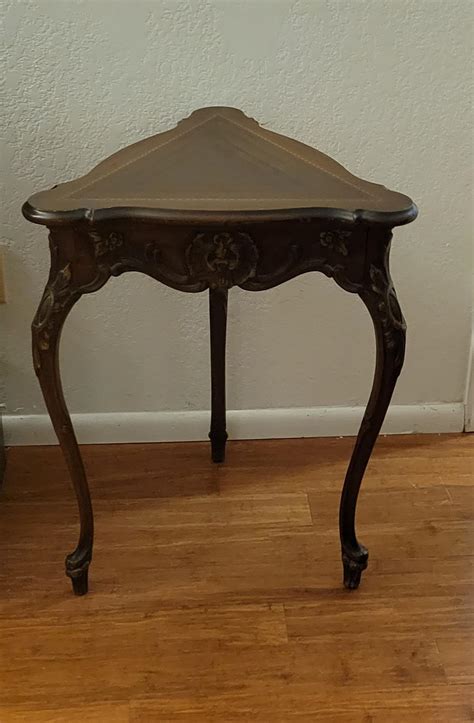 Antique Triangle Side Table For Sale at 1stDibs