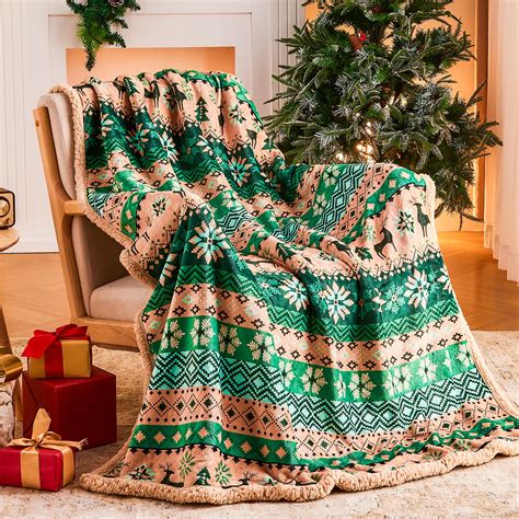 Amazon.com: Ramees Christmas Throw Blanket, Christmas Decorations ...