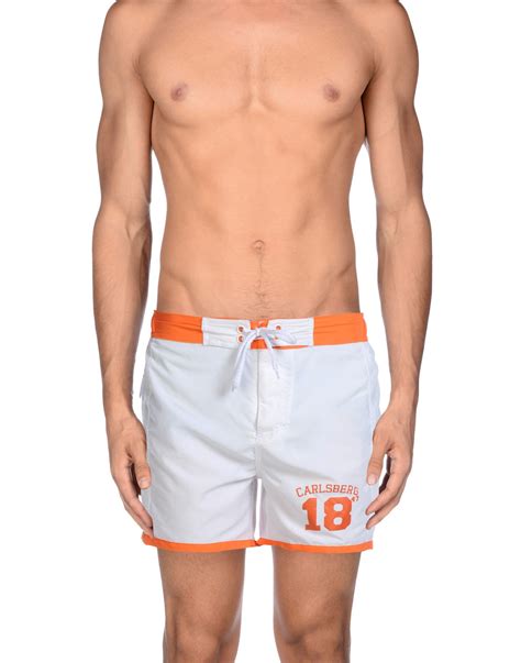 Mens White Swim Trunks at Rebecca Bowens blog
