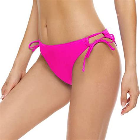 WREESH Womens Bikini Bottoms Cheeky Swimsuit Bathing Suit Bottoms ...