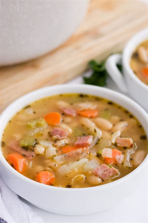 Leftover Ham and Cannellini Bean Soup - xoxoBella