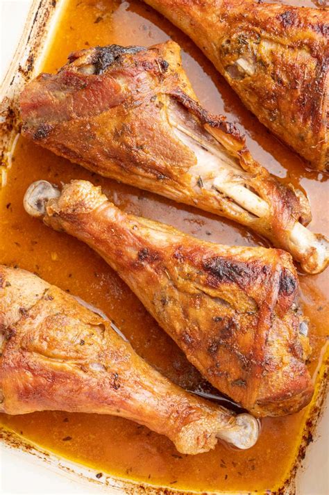 Oven Baked Turkey Legs