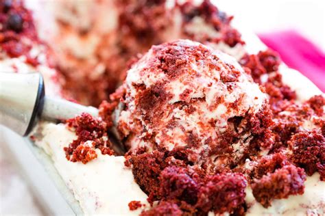 Red Ice Cream Homemade Red Velvet Ice Cream Healthy Life Trainer