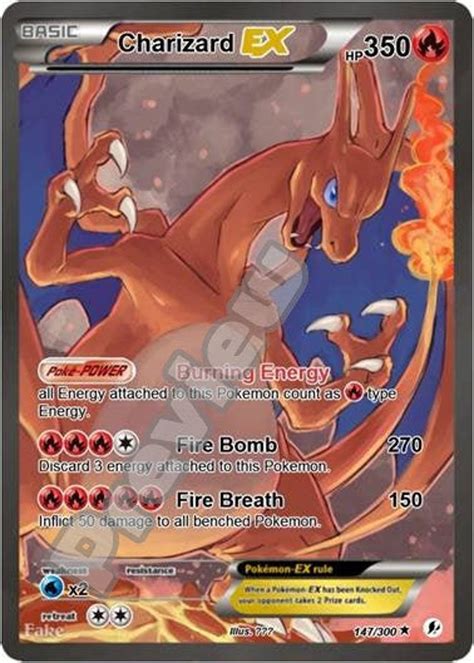 Charizard Ex Pokemon Card - Etsy