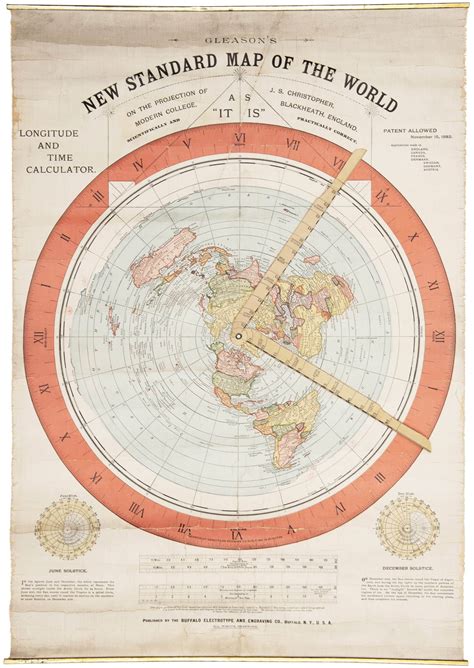 Flat World Map With Longitude And Latitude
