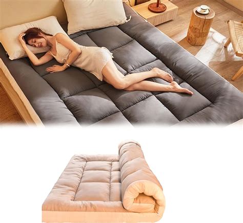 Japanese Floor Mattress, Soft Folding Portable Mattress Double Single ...