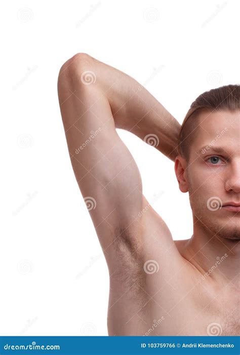 Male Hairy Armpit Isolated On White Background Royalty-Free Stock Photo ...
