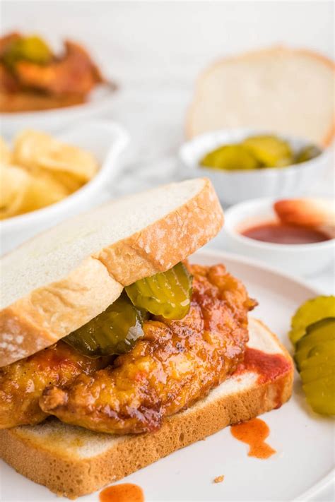 Nashville-Style Hot & Crispy Chicken Sandwich - Life, Love, and Good Food