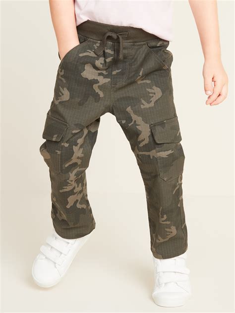 Rib-Knit Waist Built-In Flex Cargo Pants for Toddler Boys | Old Navy