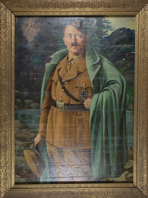 Lot - 1939 OIL PAINTING OF ADOLF HITLER