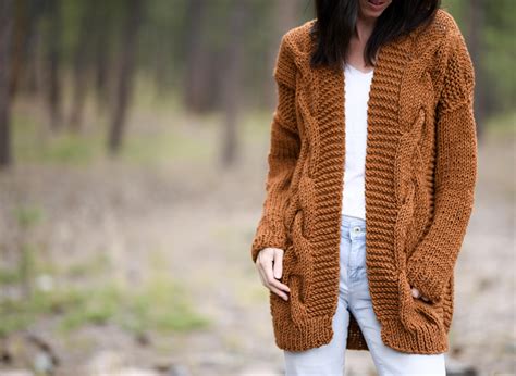 Cable knit cardigan online