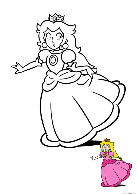 Princess Peach Castle Coloring Pages Coloring Pages