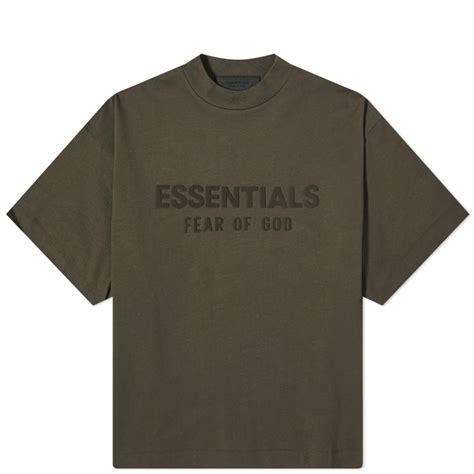 Fear of God ESSENTIALS Spring Kids Crew Neck T-Shirt Ink | END. (GB)
