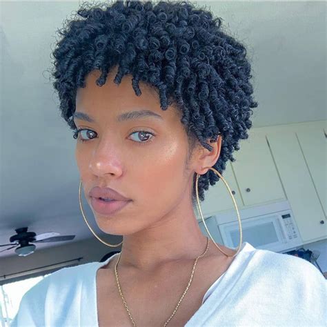 Summer hair create finger coils on short natural hair – Artofit