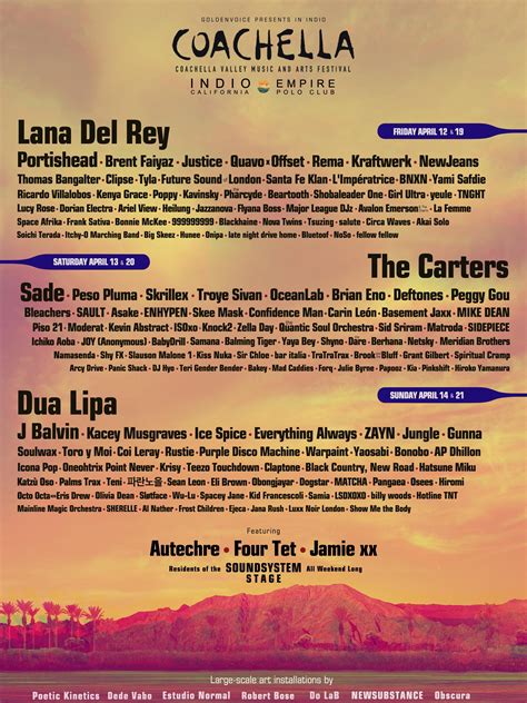 Coachella Mock Lineup 2024 🙂 : r/Coachella