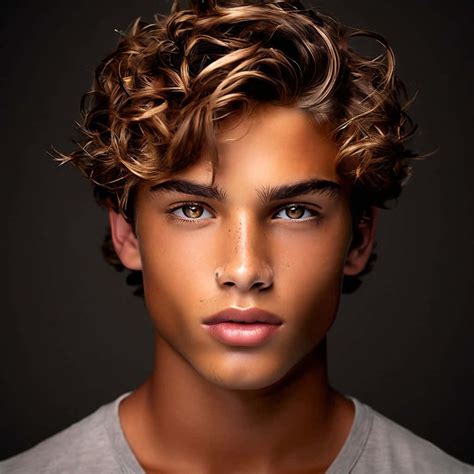 Download Curly Haired Boywith Light Skin Wallpaper | Wallpapers.com