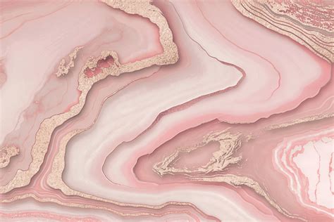 Rose Gold Marble Wallpaper - Pink Marble | Happywall