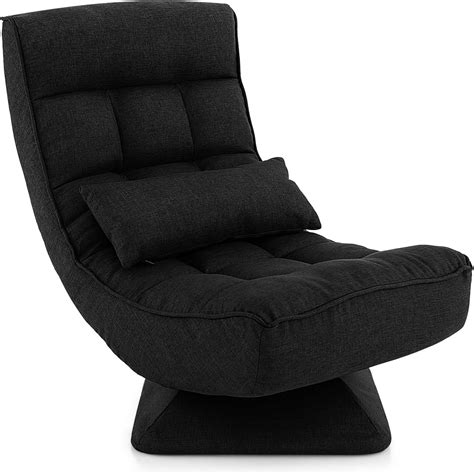 Giantex Adjustable Swivel Floor Chair - 5 Position Video Game Chair ...