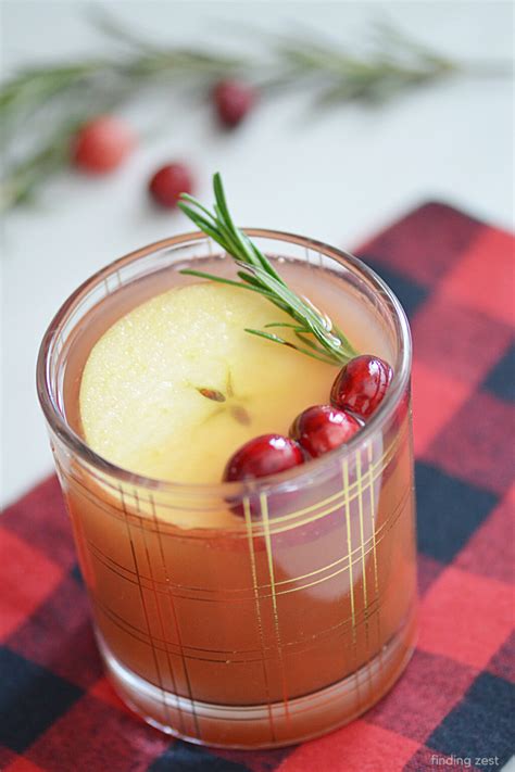 Apple Cider Mocktail (Non-Alcoholic Drink) - Finding Zest