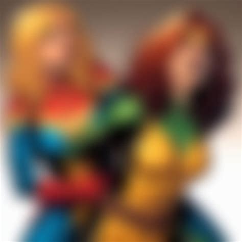 Rogue vs Captain Marvel by Catfightx on DeviantArt