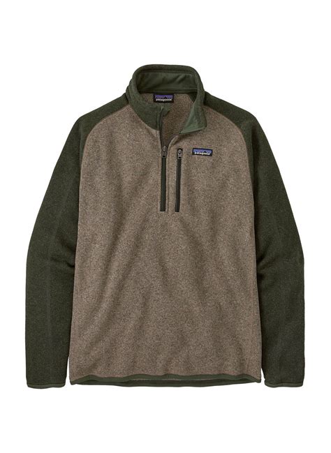 Embroidered Quarter-Zips | Patagonia Men's Seabird Grey Better Sweater ...
