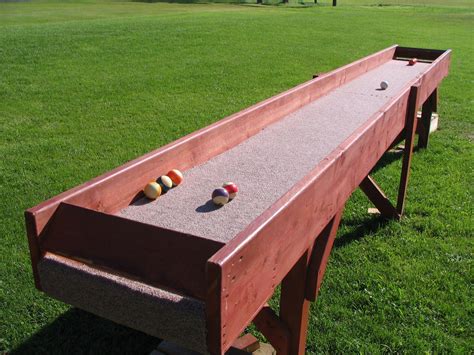 Outdoor carpet ball table also called gutter ball – Artofit