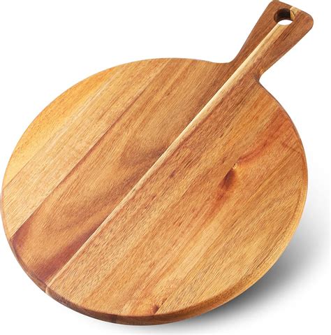 Amazon.com: Wood Pizza Peel, 14 inch Premium Pizza Board with Handle ...