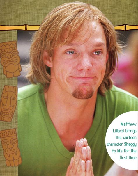 Matthew Lillard as Shaggy from the live action Scooby-Doo mlvie : r ...