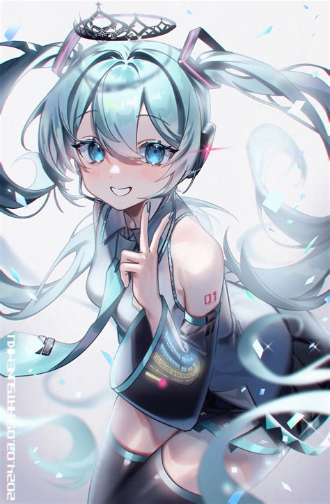 Hatsune Miku - VOCALOID - Image by mu（えむ） #4154888 - Zerochan Anime ...