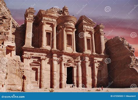 Petra Jordan stock image. Image of cave, facade, jordan - 47250503