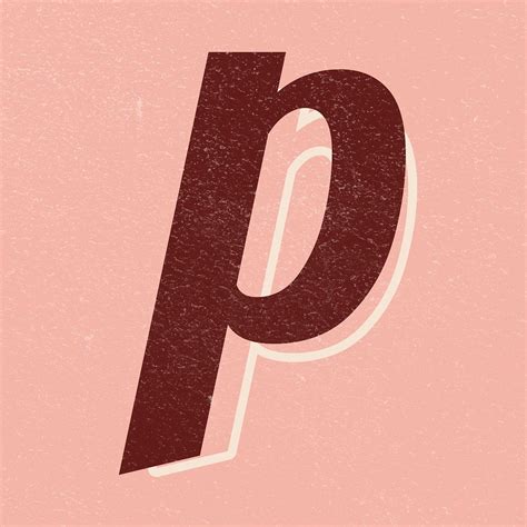 Stylish Letter P Font Printable A to Z Alphabet