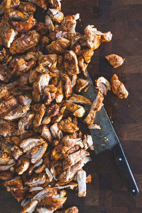 BBQ meal prep chicken thighs - Le Coup de Grâce