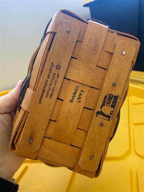 Longaberger tea basket with liner and protector - Bonkers 4 Baskets