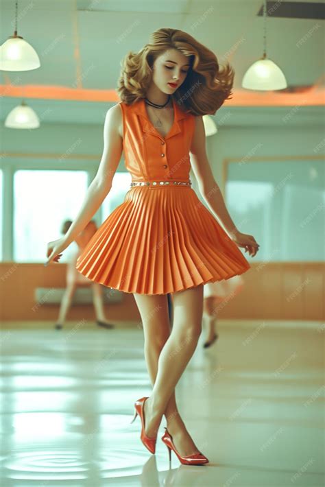 Premium Photo | Excitement of a 1950s Teens in poodle skirts and ...