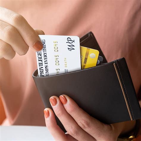 White Privilege Cards Trumps Everything Funny Card Joke Wallet Inspira ...