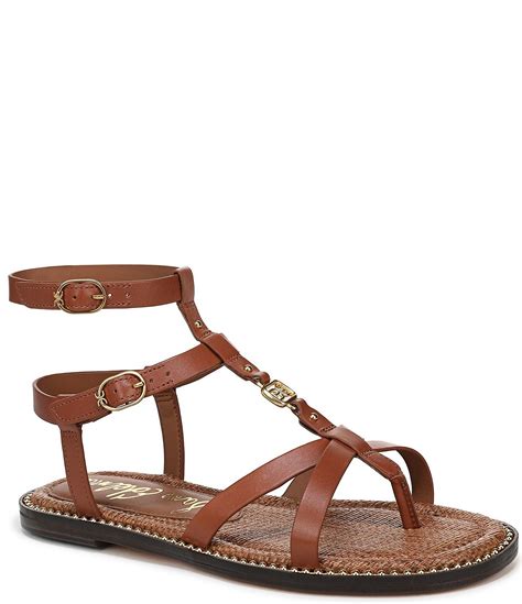 Sam Edelman Teeni Leather Strappy Thong Gladiator Sandals | Dillard's