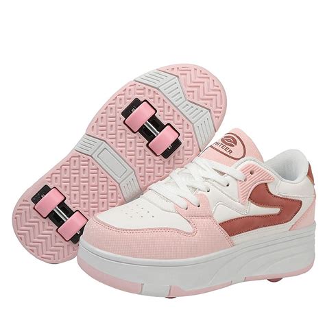 Kids Roller Shoes Sneakers with Wheels - Premium Sport Roller Skate ...