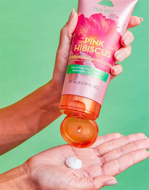 Pink Hibiscus Body Lotion with Ceramides & Squalane - Tree Hut