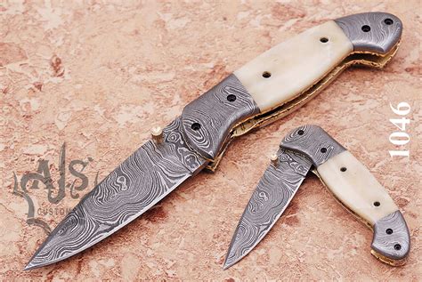 Damascus blade folding knife – Artofit