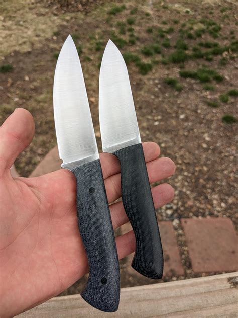 Hunter and small kitchen knife : r/knifemaking