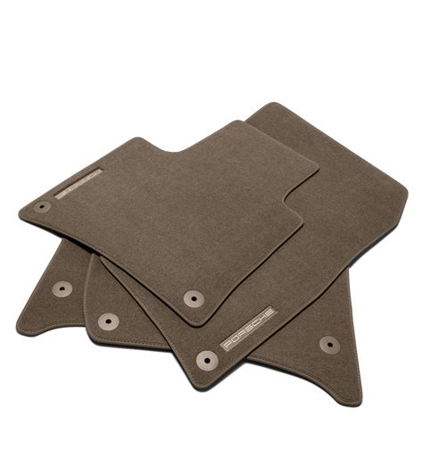 Carpeted Floor Mats with Nubuck Edging for Cayenne | PORSCHE SHOP